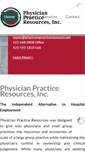 Mobile Screenshot of physicianpracticeresources.net